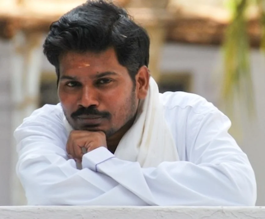Sri Kaleshwar at his ashram in Penukonda, India